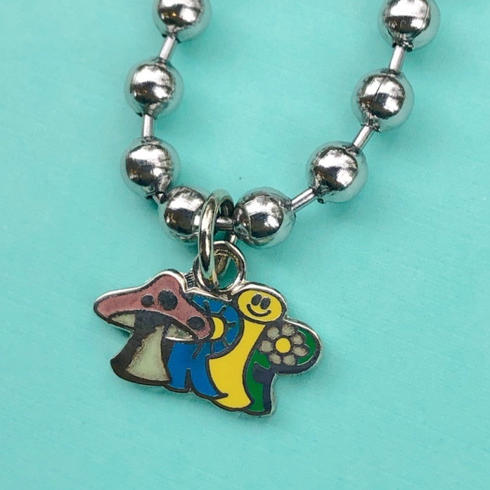Gothic Mushroom Necklace
