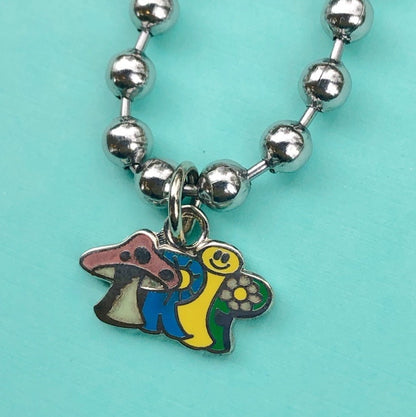 Gothic Mushroom Necklace