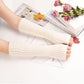 Soft Long Fingerless Gloves