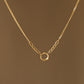 Simple OL Style Collarbone Chain Necklace for Women