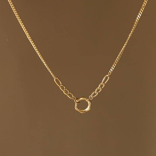 Simple OL Style Collarbone Chain Necklace for Women