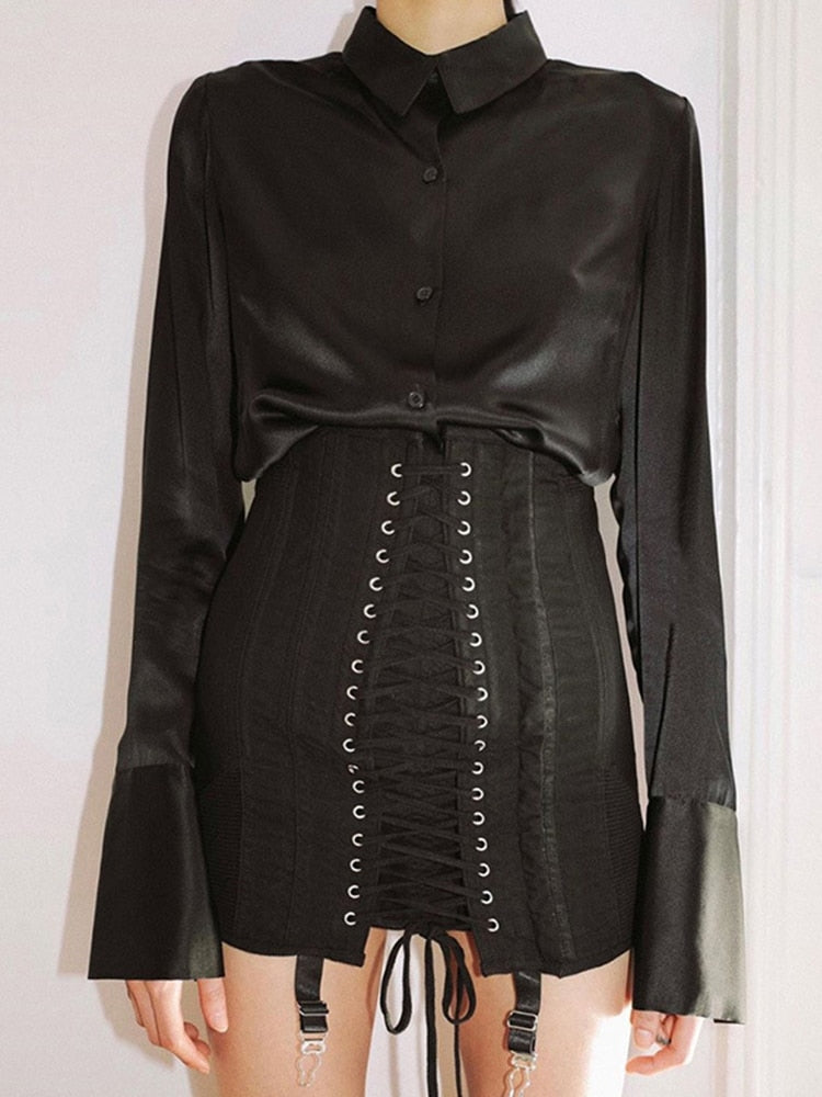 Gothic Y2K Vintage Mini Skirt